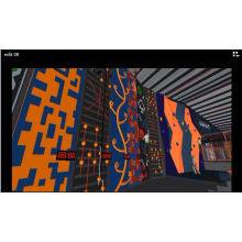New Developed Indoor Game Trampoline Park Climbing Wall